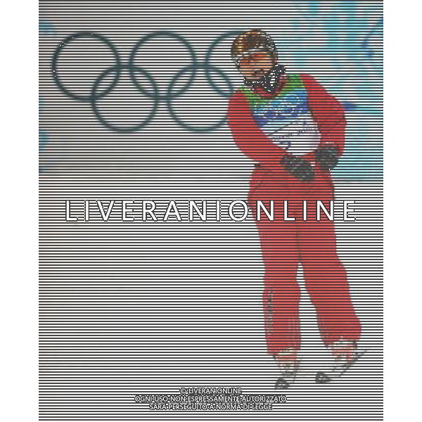 (100224) -- VANCOUVER, Feb. 24, 2010 () -- China\'s Guo Xinxin reacts after her jump during the women\'s aerials final of Freestyle Skiing at the 2010 Winter Olympic Games in Cypress Mountain, Canada, Feb. 24, 2010. Guo Xinxin won a bronze medal of the event with 205.22 points. (/Xu Jiajun) /Agenzia Aldo Liverani Sas - ITALY ONLY - CANADA: 21mi GIOCHI OLIMPICI INVERNALI OLIMPIADI DI VANCOUVER 2010