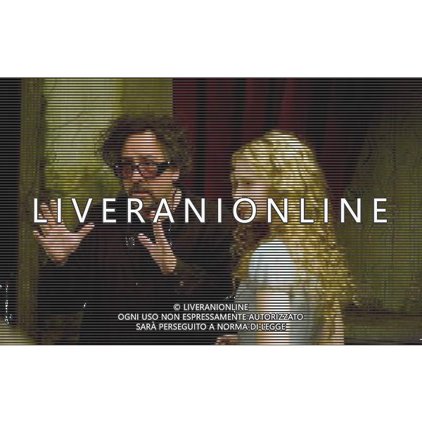 FILM\'Alice in wonderland \'2010 NELLA FOTO Tim Burton (Regista) AG ALDO LIVERANI