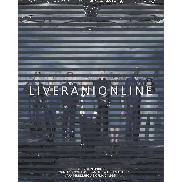 FILM\'V\' 2010 nella foto Logan Huffman, Laura Vandervoort, Scott Wolf, Elizabeth Mitchell, Joel Gretsch, Morena Baccarin, Morris Chestnut, Lourdes Benedicto AG ALDO LIVERANI