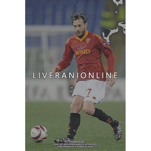 Roma - 25/02/2010 - Stadio Olimpico - Uefa Europa League 2009/2010 - Ritorno dei sedicesimi di finale - AS Roma vs Panathinaikos - nella foto: Marco CASSETTI ph. Corradetti / ©Aldo LIVERANI Sas