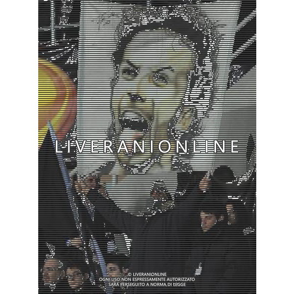 UEFA Europa League 2009/2010 Sedicesimi di Finale Ritorno Torino - 25.02.2010 Juventus-Ajax Nella Foto:TIFOSO DEL PIERO /Ph.Vitez-Ag. Aldo Liverani