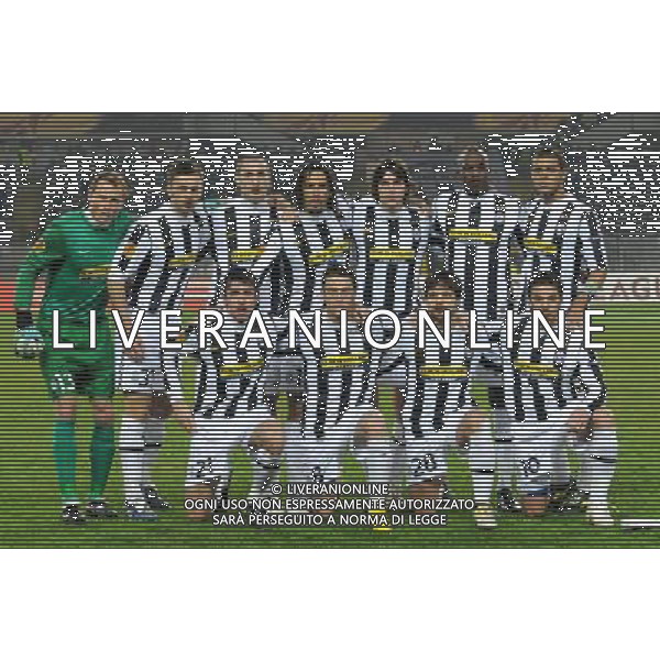 25-02-2009 Torino Sport-Calcio Juventus Ajax Europa League 2009/2010 Nella foto: squadra - formazione dellla juventus ©Alessandro Falzone/ALDO LIVERANI 