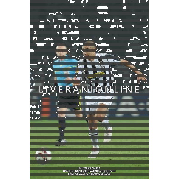 25-02-2009 Torino Sport-Calcio Juventus Ajax Europa League 2009/2010 Nella foto: david Trezeguet ©Alessandro Falzone/ALDO LIVERANI 