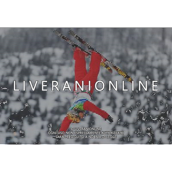 (100225) -- VANCOUVER, Feb. 25, 2010 () -- China\'s Liu Zhongqing practises prior to the men\'s aerials final of Freestyle Skiing at the 2010 Winter Olympic Games in Cypress Mountain, Canada, Feb. 25, 2010. (/Xu Jiajun) /Agenzia Aldo Liverani Sas - ITALY ONLY - CANADA: 21mi GIOCHI OLIMPICI INVERNALI OLIMPIADI DI VANCOUVER 2010