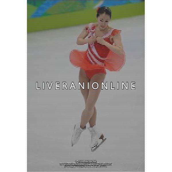 (100225) -- VANCOUVER, Feb. 25, 2010 () -- China\'s Liu Yan performs during the women\'s free skating of figure skating at the 2010 Winter Olympic Games in Vancouver, Canada, Feb. 25, 2010. (/Yang Lei) /Agenzia Aldo Liverani Sas - ITALY ONLY - CANADA: 21mi GIOCHI OLIMPICI INVERNALI OLIMPIADI DI VANCOUVER 2010