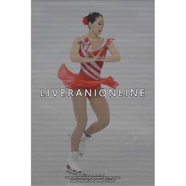 (100225) -- VANCOUVER, Feb. 25, 2010 () -- China\'s Liu Yan performs during the women\'s free skating of figure skating at the 2010 Winter Olympic Games in Vancouver, Canada, Feb. 25, 2010. (/Yang Lei) /Agenzia Aldo Liverani Sas - ITALY ONLY - CANADA: 21mi GIOCHI OLIMPICI INVERNALI OLIMPIADI DI VANCOUVER 2010
