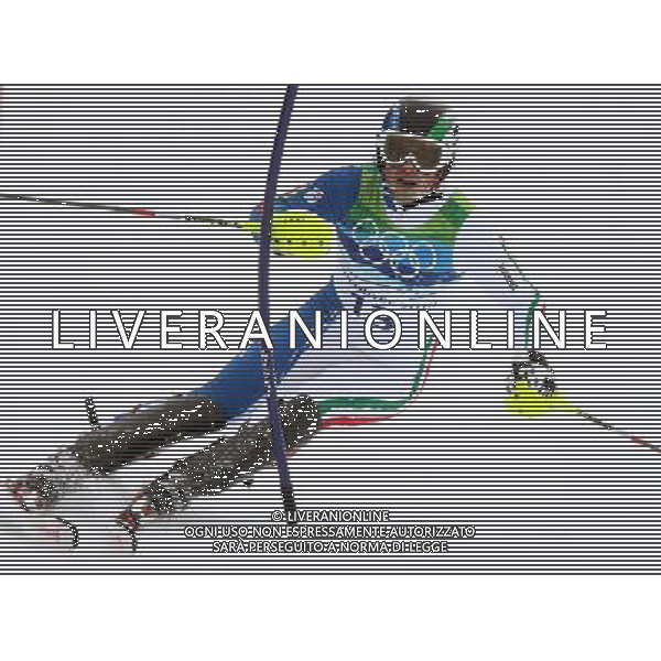 Giuliano Razzoli - 27.02.2010 - Slalom Hommes - Jeux Olympiques 2010 - Whistler Mountain - Vancouver Photo : Diener / Icon Sport -AG ALDO LIVERANI ONLY ITALY