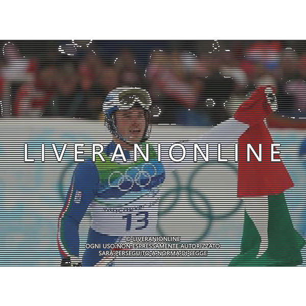 Victoire Giuliano Razzoli - 27.02.2010 - Slalom Hommes - Jeux Olympiques 2010 - Whistler Mountain - Vancouver Photo : Diener / Icon Sport -AG ALDO LIVERANI ONLY ITALY
