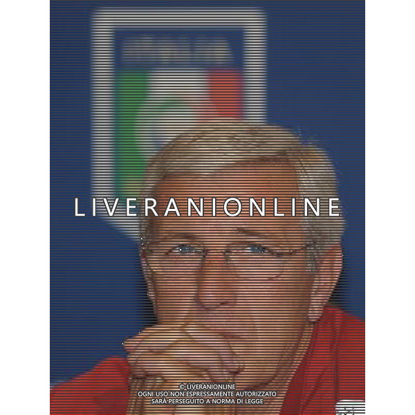 Raduno Nazionale Italiana a Coverciano Coverciano(FI) - 01.03.2010 Presentazione Nuove Maglie del Mondiale Sud Africa 2010 e Conferenza Stampa Nella Foto:LIPPI MARCELLO /Ph.Vitez-Ag. Aldo Liverani