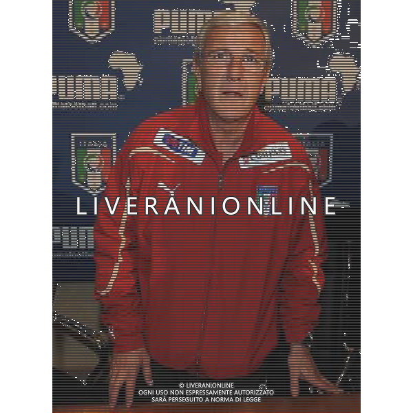 Raduno Nazionale Italiana a Coverciano Coverciano(FI) - 01.03.2010 Presentazione Nuove Maglie del Mondiale Sud Africa 2010 e Conferenza Stampa Nella Foto:LIPPI MARCELLO /Ph.Vitez-Ag. Aldo Liverani