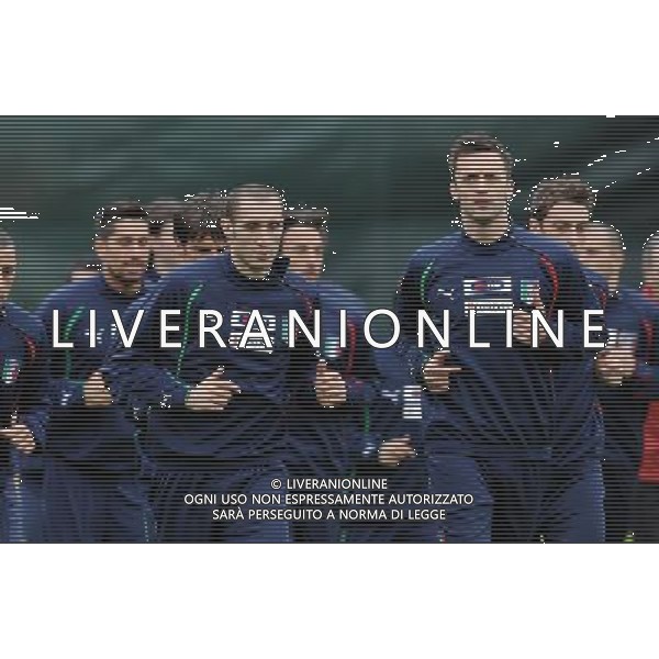 Raduno Nazionale Italiana a Coverciano Coverciano(FI) - 01.03.2010 Allenamento Nella Foto:LEGROTTAGLIE-CHIELLINI /Ph.Vitez-Ag. Aldo Liverani