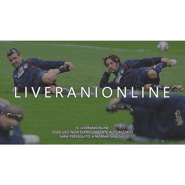 Raduno Nazionale Italiana a Coverciano Coverciano(FI) - 01.03.2010 Allenamento Nella Foto:DI NATALE-CASSANI /Ph.Vitez-Ag. Aldo Liverani