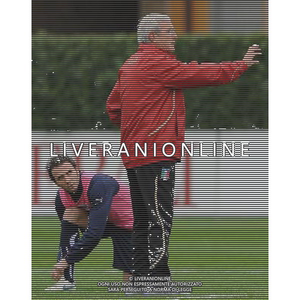 Raduno Nazionale Italiana a Coverciano Coverciano(FI) - 01.03.2010 Allenamento Nella Foto:LIPPI-PAZZINI /Ph.Vitez-Ag. Aldo Liverani