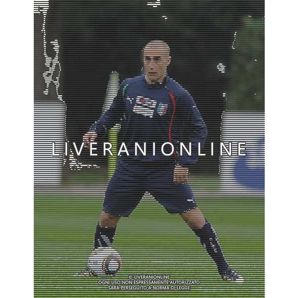 Raduno Nazionale Italiana a Coverciano Coverciano(FI) - 01.03.2010 Allenamento Nella Foto:CANNAVARO /Ph.Vitez-Ag. Aldo Liverani