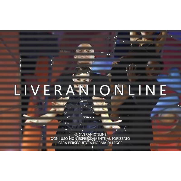 trasmissione tv: \' ZELIG\' Milano - Teatro degli Arcimboldi nella foto: Vanessa INCONTRADA - Claudio BISIO © Antonio Sorano - Ag. Aldo Liverani sas 