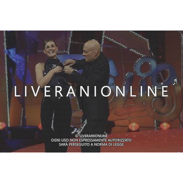 trasmissione tv: \' ZELIG\' Milano - Teatro degli Arcimboldi nella foto: Vanessa INCONTRADA - Claudio BISIO © Antonio Sorano - Ag. Aldo Liverani sas 
