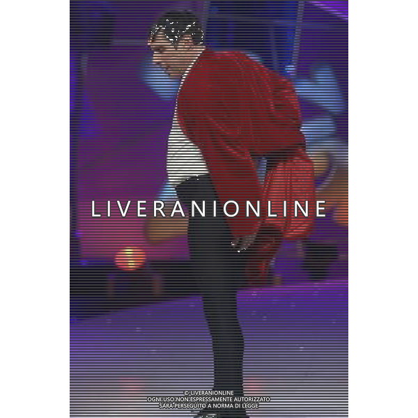 trasmissione tv: \' ZELIG\' Milano - Teatro degli Arcimboldi nella foto: Raul CREMONA ( nelle vesti di Jacopo Ortis) - © Antonio Sorano - Ag. Aldo Liverani sas 
