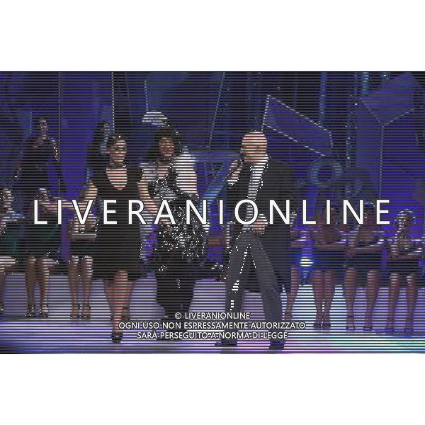 trasmissione tv: \' ZELIG\' Milano - Teatro degli Arcimboldi nella foto: Vanessa INCONTRADA - Claudio BISIO © Antonio Sorano - Ag. Aldo Liverani sas 