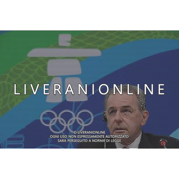 VANCOUVER ( Canada) - Jacques ROGGE ( Presidente del Comitato Olimpico Internazionale - IOC -) durante una conferenza stampa ai 21mi GIOCHI OLIMPICI INVERNALI OLIMPIADI DI VANCOUVER 2010 © Wu Wei) - Xinhua - Photoshot - Ag. Aldo Liverani sas ITALY ONLY