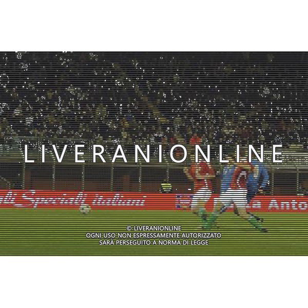 Rieti - 03/03/2010 - Stadio \'Centro d\'Italia\' - Qualificazioni Campionato Europeo Under 21 2011 - Italia vs Ungheria - nella foto: il gol di okaka ph. Corradetti / ©Aldo Liverani Sas