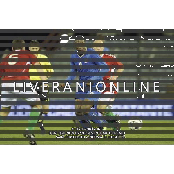 Rieti - 03/03/2010 - Stadio \'Centro d\'Italia\' - Qualificazioni Campionato Europeo Under 21 2011 - Italia vs Ungheria - nella foto: stefano OKAKA ph. Corradetti / ©Aldo Liverani Sas