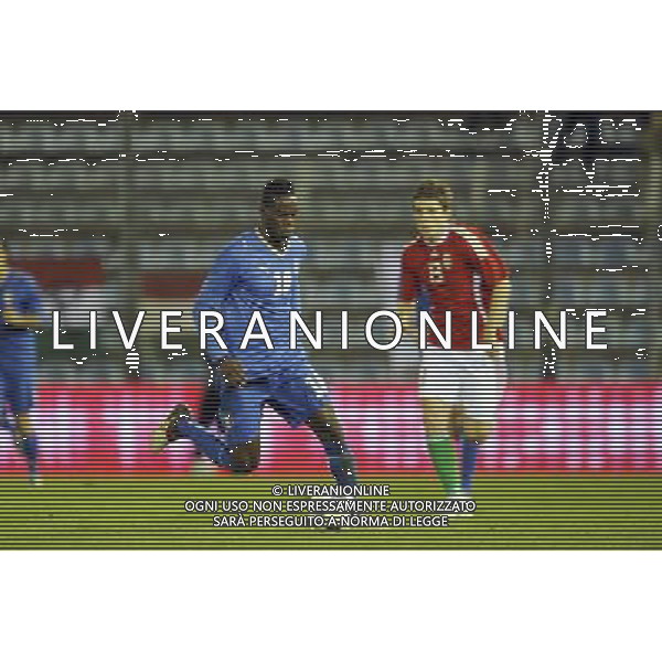 Rieti - 03/03/2010 - Stadio \'Centro d\'Italia\' - Qualificazioni Campionato Europeo Under 21 2011 - Italia vs Ungheria - nella foto: Mario BALOTELLI ph. Corradetti / ©Aldo Liverani Sas