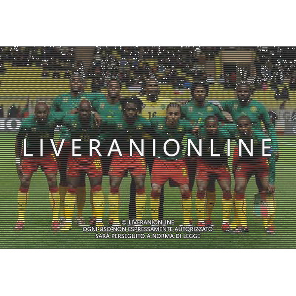 Amichevole Montecarlo - 03.03.2010 Italia-Camerun Nella Foto:CAMERUN SQUADRA FORMAZIONE /Ph.Vitez-Ag. Aldo Liverani