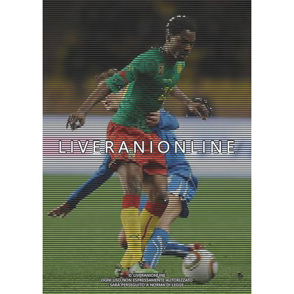 Amichevole Montecarlo - 03.03.2010 Italia-Camerun Nella Foto:MANDJECK-CRISCITO /Ph.Vitez-Ag. Aldo Liverani