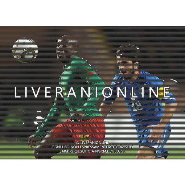 Amichevole Montecarlo - 03.03.2010 Italia-Camerun Nella Foto:WEBO-GATTUSO /Ph.Vitez-Ag. Aldo Liverani