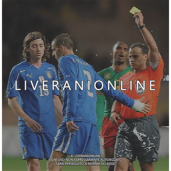 Amichevole Montecarlo - 03.03.2010 Italia-Camerun Nella Foto:BONUCCI AMMONITO /Ph.Vitez-Ag. Aldo Liverani