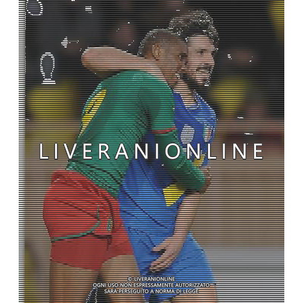 Amichevole Montecarlo - 03.03.2010 Italia-Camerun Nella Foto:ETO\'O-GATTUSO /Ph.Vitez-Ag. Aldo Liverani