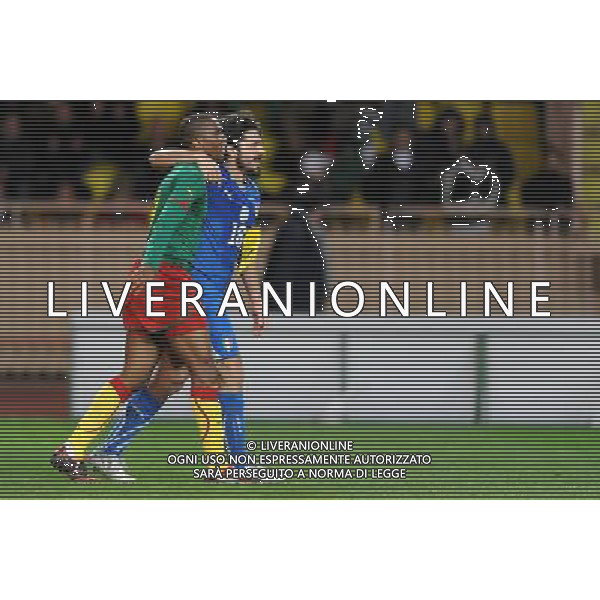 Amichevole Montecarlo - 03.03.2010 Italia-Camerun Nella Foto:ETO\'O-GATTUSO /Ph.Vitez-Ag. Aldo Liverani