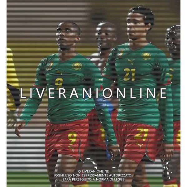 Amichevole Montecarlo - 03.03.2010 Italia-Camerun Nella Foto:ETO\'O-MATIP /Ph.Vitez-Ag. Aldo Liverani