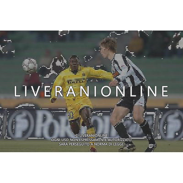 Udinese-Inter Coppa Italia Tim Cup 13/01/2004 nella foto Martins e Kroldrup* foto raccamari/Agenzia Aldo liverani