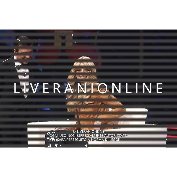 TRASMISSIONE TV: \' CHAMBRETTI NIGHT\' nella foto: MISCHA BARTON ( attrice) - Piero CHIAMBRETTI © Antonio Sorano - Ag. Aldo Liverani sas