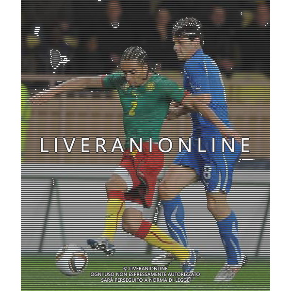 Amichevole Montecarlo - 03.03.2010 Italia-Camerun Nella Foto:ASSOU EKOTTO BENOIT /Ph.Vitez-Ag. Aldo Liverani