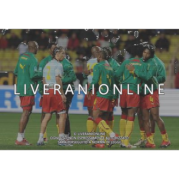 Amichevole Montecarlo - 03.03.2010 Italia-Camerun Nella Foto:CAMERUN GRUPPO /Ph.Vitez-Ag. Aldo Liverani