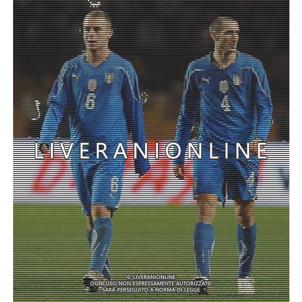 Amichevole Montecarlo - 03.03.2010 Italia-Camerun Nella Foto:DE ROSSI DANIELE-CHIELLINI GIORGIO /Ph.Vitez-Ag. Aldo Liverani