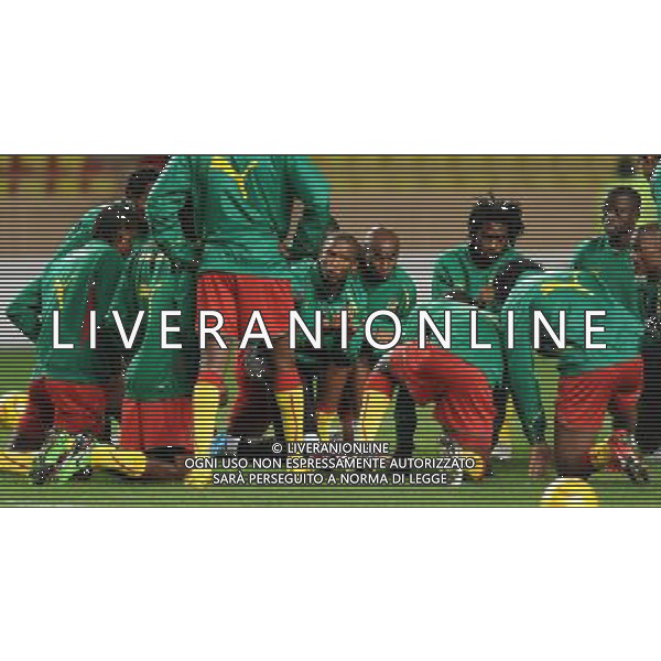 Amichevole Montecarlo - 03.03.2010 Italia-Camerun Nella Foto:ETO\'O SAMUEL-GRUPPO CAMERUN /Ph.Vitez-Ag. Aldo Liverani