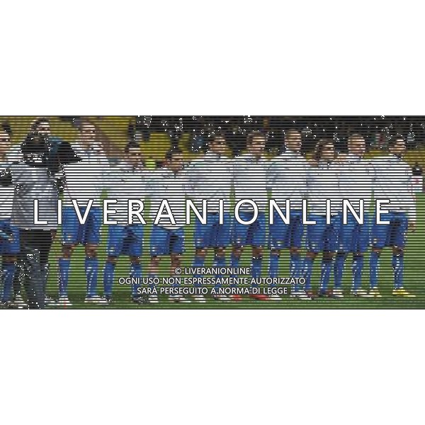 Amichevole Montecarlo - 03.03.2010 Italia-Camerun Nella Foto:ITALIA-SQUADRA /Ph.Vitez-Ag. Aldo Liverani