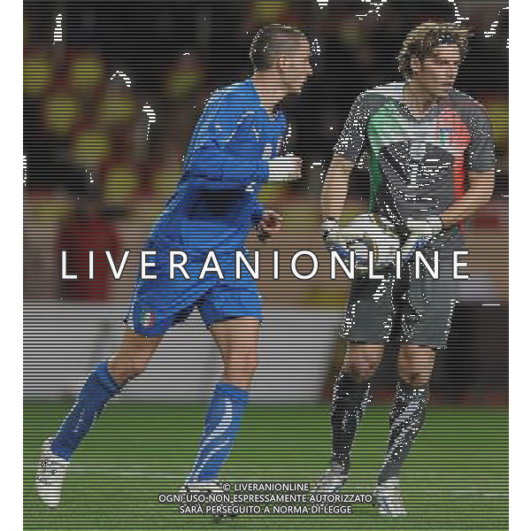 Amichevole Montecarlo - 03.03.2010 Italia-Camerun Nella Foto:MARCHETTI FEDERICO-BONUCCI LEONARDO /Ph.Vitez-Ag. Aldo Liverani