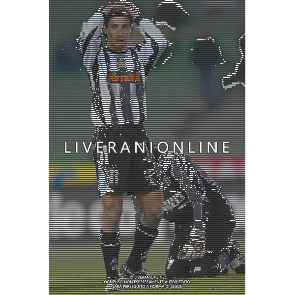 UDINESE-INTER 13/01/04 COPPA ITALIA TIM CUP NELLA FOTO : FAVA DINO* FOTO : RACAMARI / AG: ALDO LIVERANI