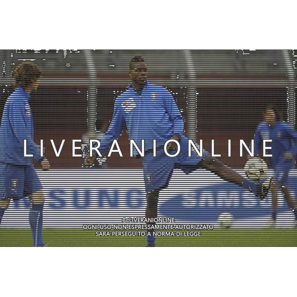 Rieti - 03/03/2010 - Stadio \'Centro d\'Italia\' - Qualificazioni Campionato Europeo Under 21 2011 - Italia vs Ungheria - nella foto: Mario BALOTELLI ph. Corradetti / ©Aldo Liverani Sas