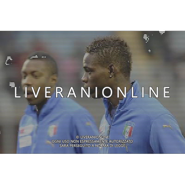 Rieti - 03/03/2010 - Stadio \'Centro d\'Italia\' - Qualificazioni Campionato Europeo Under 21 2011 - Italia vs Ungheria - nella foto: Mario BALOTELLI ph. Corradetti / ©Aldo Liverani Sas