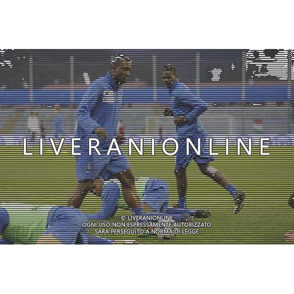 Rieti - 03/03/2010 - Stadio \'Centro d\'Italia\' - Qualificazioni Campionato Europeo Under 21 2011 - Italia vs Ungheria - nella foto: riscaldamento ph. Corradetti / ©Aldo Liverani Sas