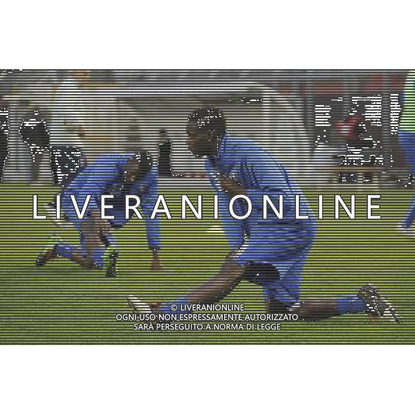 Rieti - 03/03/2010 - Stadio \'Centro d\'Italia\' - Qualificazioni Campionato Europeo Under 21 2011 - Italia vs Ungheria - nella foto: Mario BALOTELLI ph. Corradetti / ©Aldo Liverani Sas