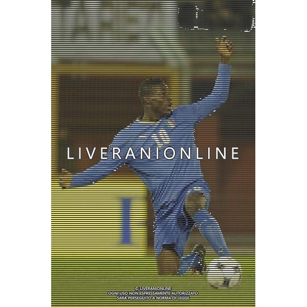 Rieti - 03/03/2010 - Stadio \'Centro d\'Italia\' - Qualificazioni Campionato Europeo Under 21 2011 - Italia vs Ungheria - nella foto: Mario BALOTELLI ph. Corradetti / ©Aldo Liverani Sas