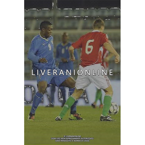 Rieti - 03/03/2010 - Stadio \'Centro d\'Italia\' - Qualificazioni Campionato Europeo Under 21 2011 - Italia vs Ungheria - nella foto: Stefano OKAKA ph. Corradetti / ©Aldo Liverani Sas