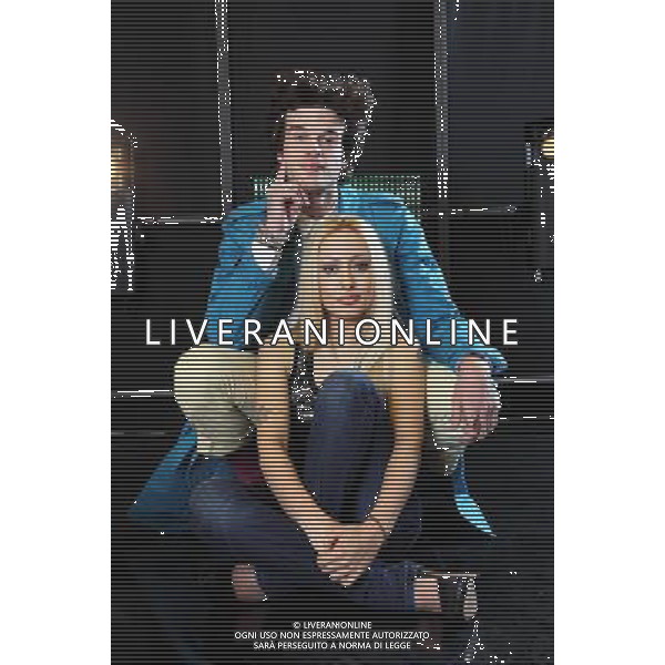 TRASMISSIONE TELEVISIVA\' TOP OF THE POP\' NELLA FOTO Gaia Ranieri, Ivan Olita AG ALDO LIVERANI