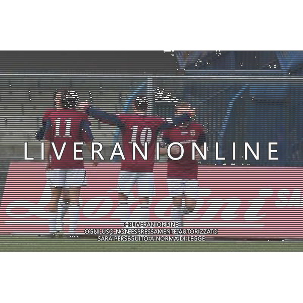VERONA-REGGIANA LEGA PRO 07/03/2010 NELLA FOTO ESULTANZA REGGIANA FOTO GARBUIO-AG ALDO LIVERANI 